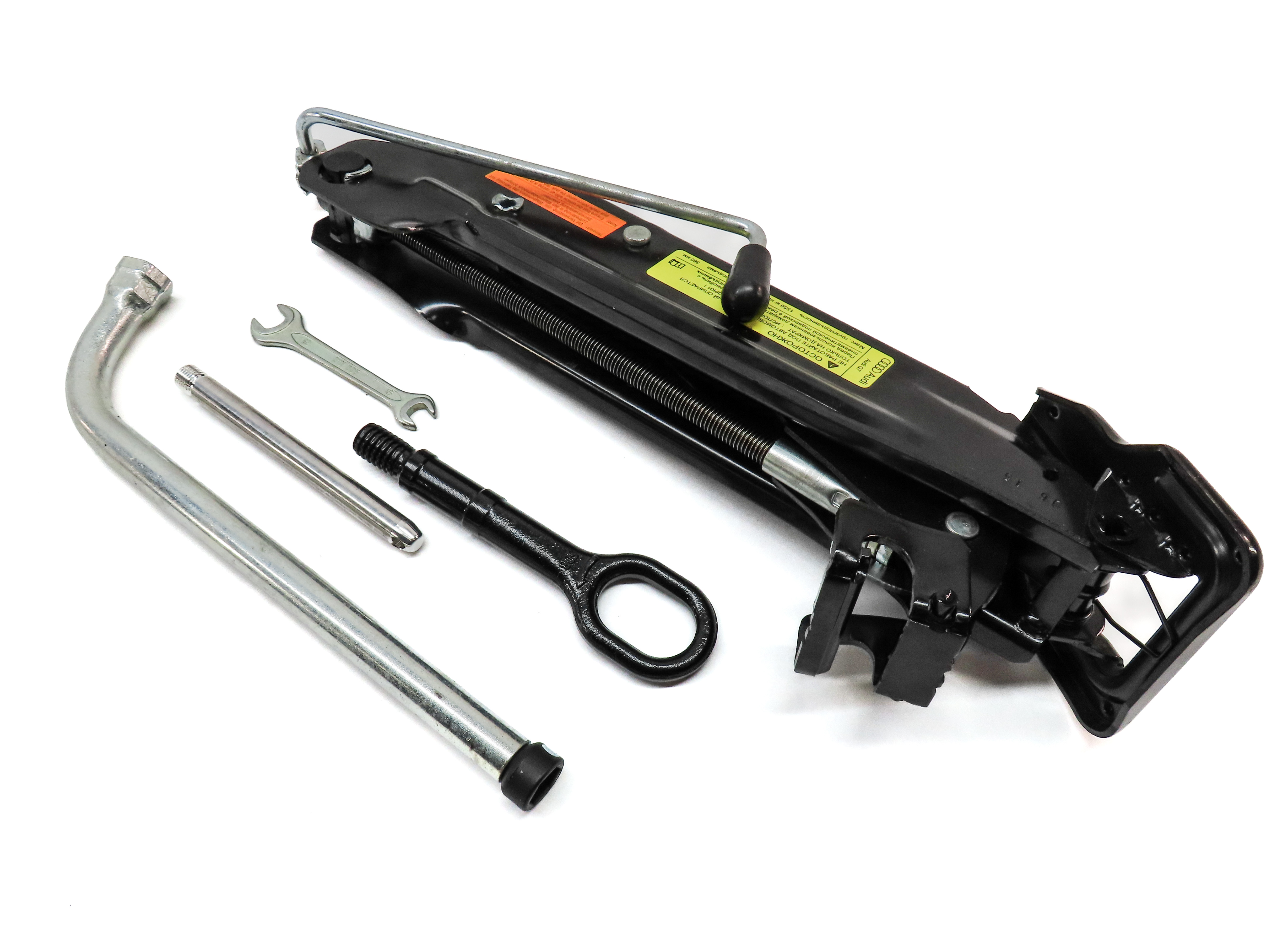 2013-2015 AUDI Q7 (4L) EMERGENCY SPARE TIRE CAR LIFT JACK LUG WRENCH TOOL KIT — exact item pictured